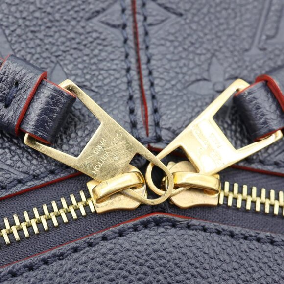 Louis Vuitton  Sully PM Monogram Empreinte Leather Shoulder Bag Marine Rouge - Picture 11 of 14